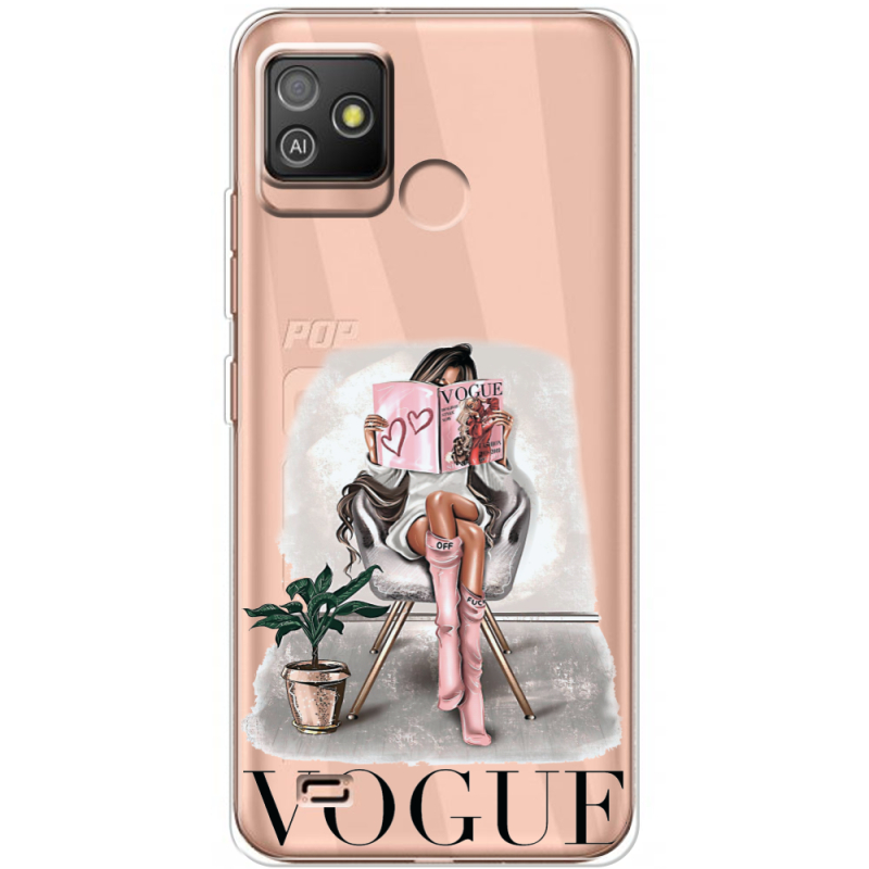 Прозрачный чехол BoxFace Tecno POP 5 GO VOGUE