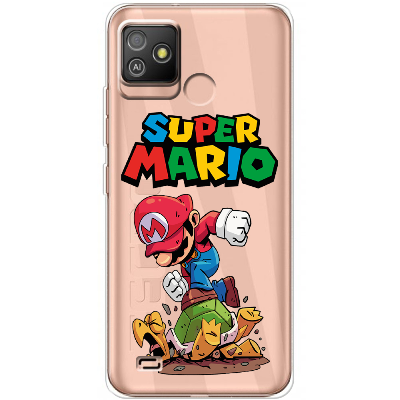 Прозрачный чехол BoxFace Tecno POP 5 GO Super Mario