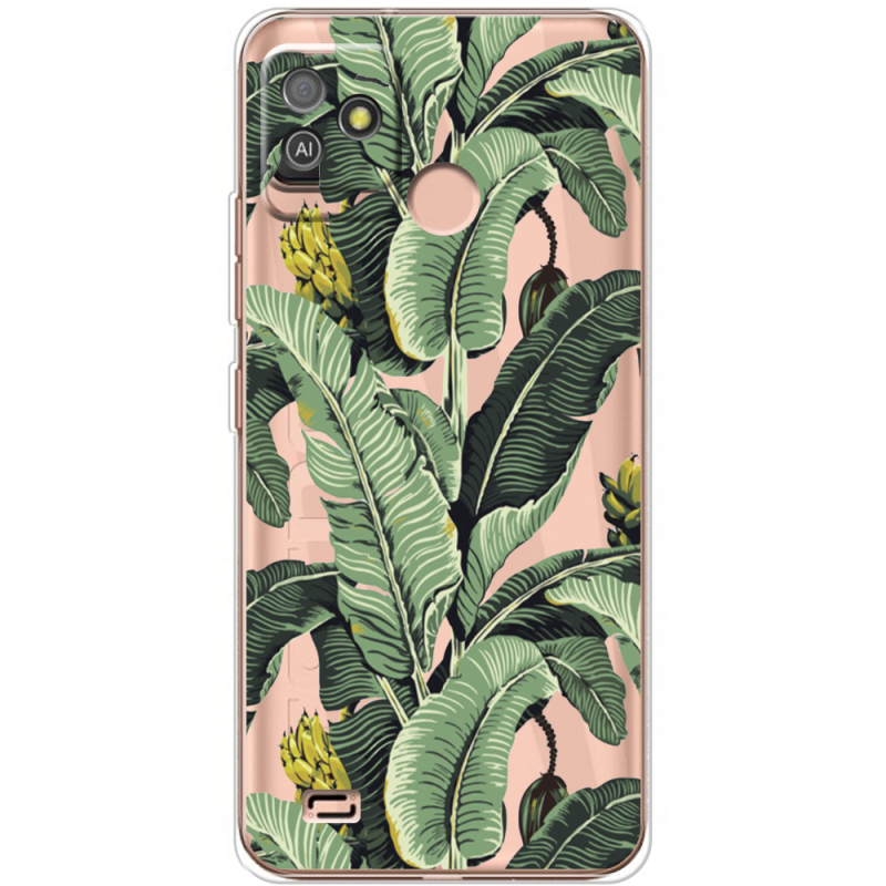 Прозрачный чехол BoxFace Tecno POP 5 GO Banana Leaves