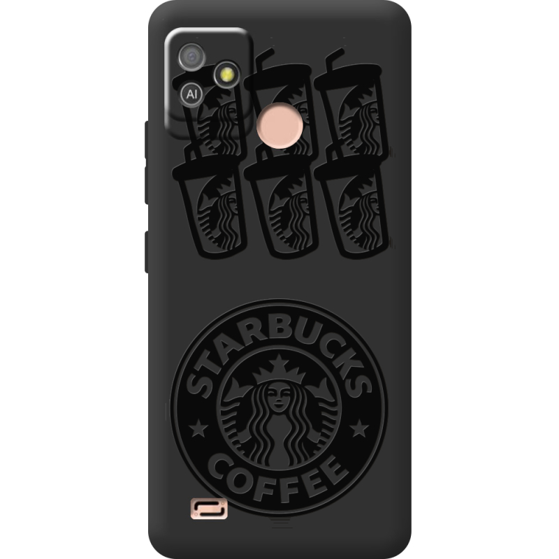 Черный чехол BoxFace Tecno POP 5 GO Black Coffee