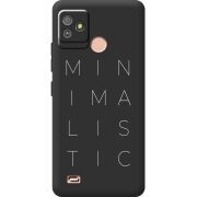 Черный чехол BoxFace Tecno POP 5 GO Minimalistic