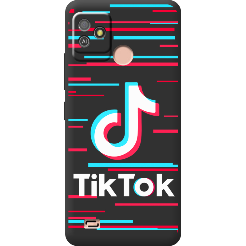 Черный чехол BoxFace Tecno POP 5 GO Tik Tok