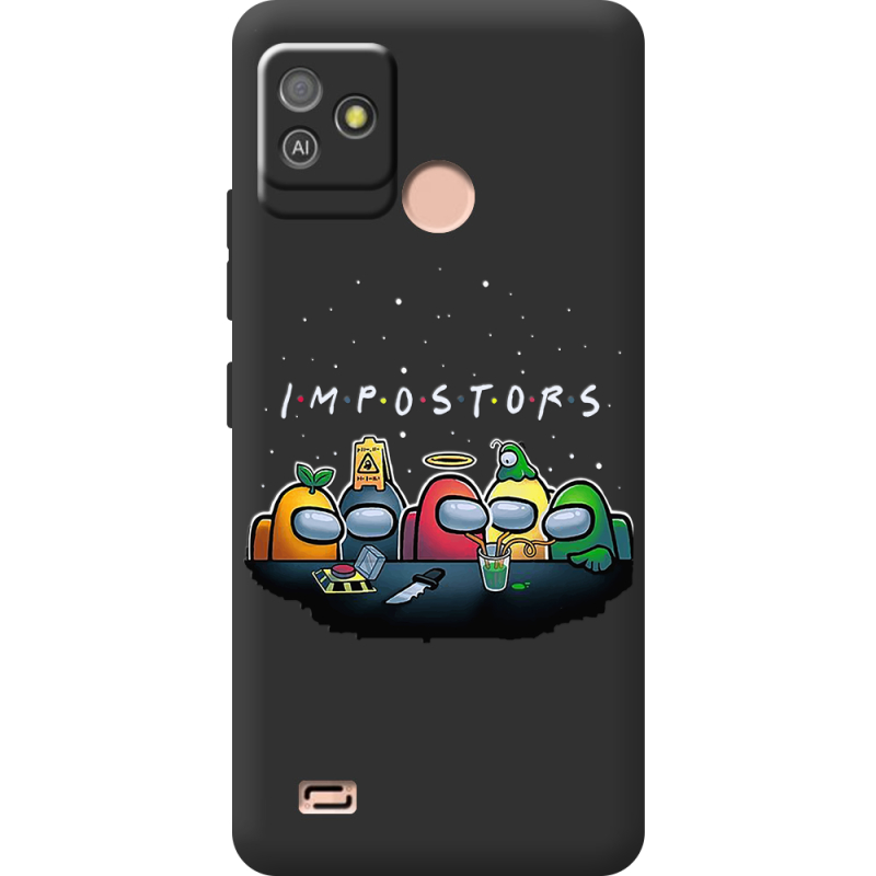 Черный чехол BoxFace Tecno POP 5 GO Among Us Impostors