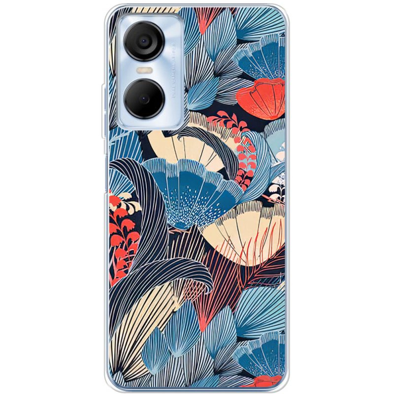 Чехол BoxFace Tecno POP 6 Pro Blue Herb
