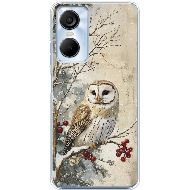 Чехол BoxFace Tecno POP 6 Pro Christmas Owl