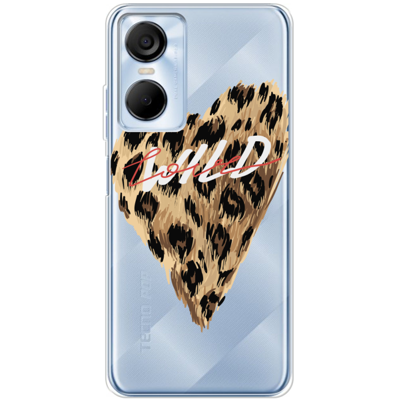 Прозрачный чехол BoxFace Tecno POP 6 Pro Wild Love