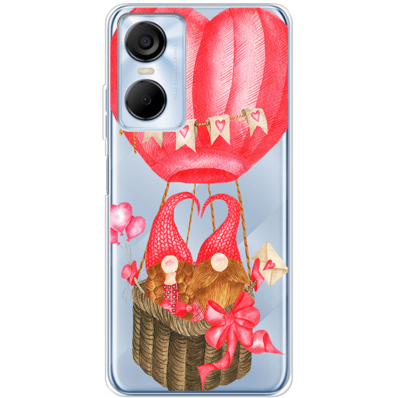 Прозрачный чехол BoxFace Tecno POP 6 Pro Valentine Dwarfs