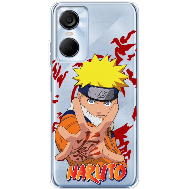 Прозрачный чехол BoxFace Tecno POP 6 Pro Naruto