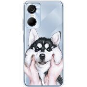 Прозрачный чехол BoxFace Tecno POP 6 Pro Husky