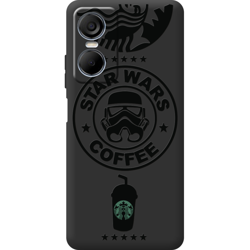 Черный чехол BoxFace Tecno POP 6 Pro Dark Coffee