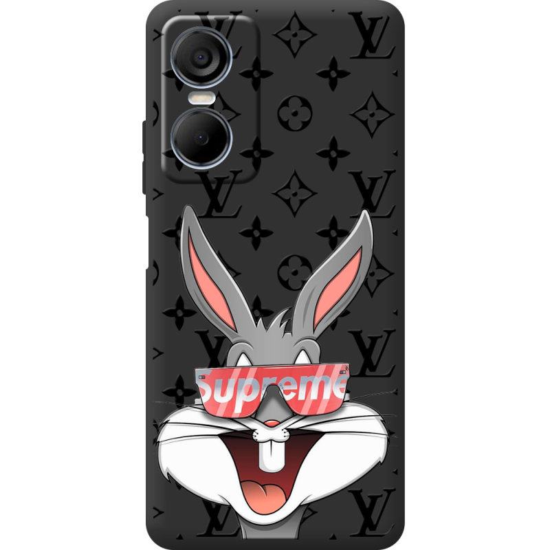 Черный чехол BoxFace Tecno POP 6 Pro looney bunny