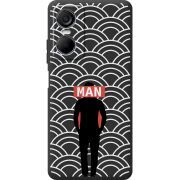 Черный чехол BoxFace Tecno POP 6 Pro Man Pattern