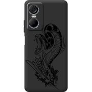 Черный чехол BoxFace Tecno POP 6 Pro Snake