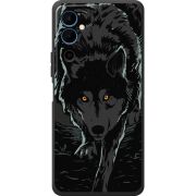 Черный чехол BoxFace Tecno POVA  Neo 2 Wolf