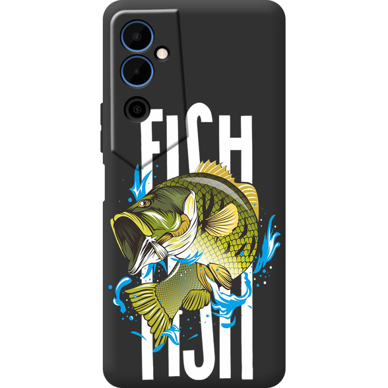 Черный чехол BoxFace Tecno POVA  Neo 2 Fish