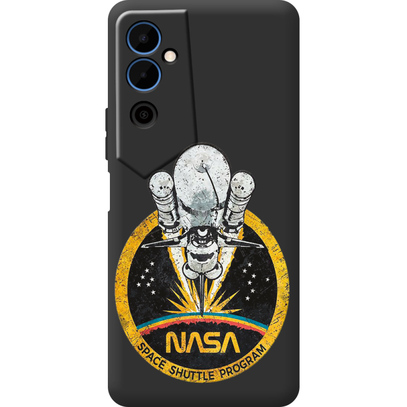 Черный чехол BoxFace Tecno POVA  Neo 2 NASA Spaceship