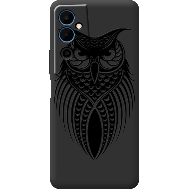 Черный чехол BoxFace Tecno POVA  Neo 2 Owl