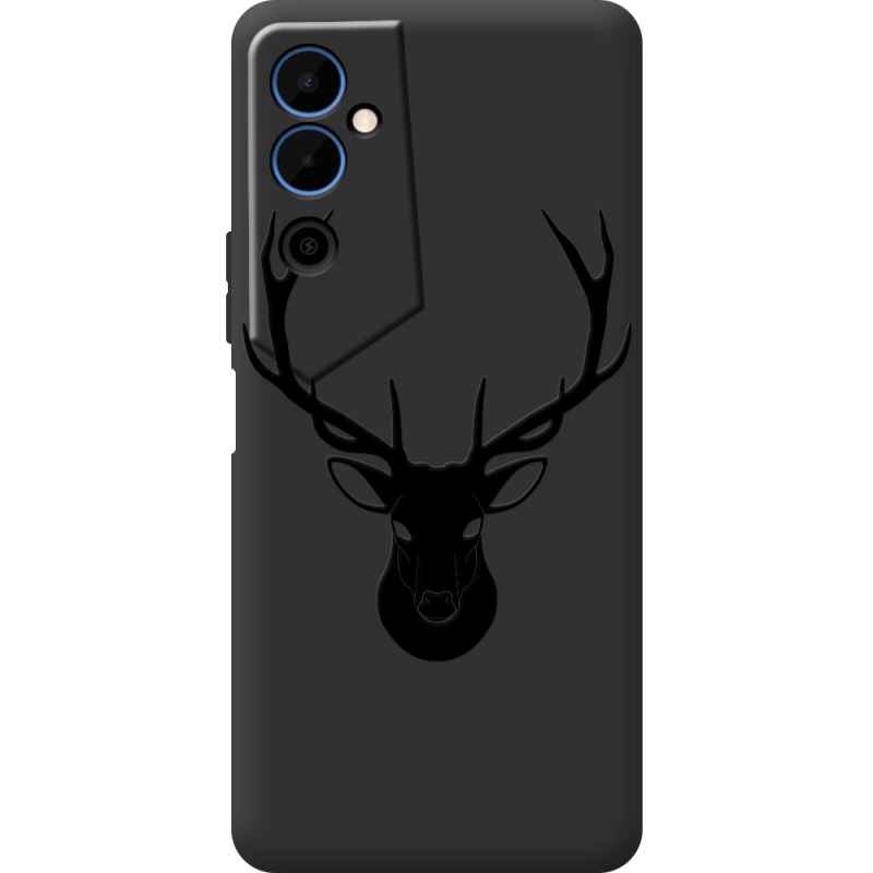 Черный чехол BoxFace Tecno POVA  Neo 2 Deer