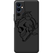 Черный чехол BoxFace Tecno POVA  Neo 2 Skull and Roses