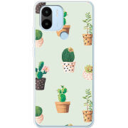 Чехол BoxFace Xiaomi Redmi A1 Plus L-green Cacti