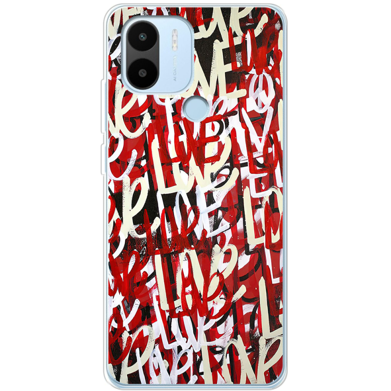 Чехол BoxFace Xiaomi Redmi A1 Plus Love Graffiti