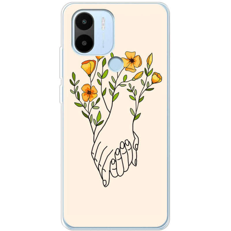 Чехол BoxFace Xiaomi Redmi A1 Plus Flower Hands