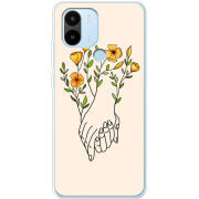 Чехол BoxFace Xiaomi Redmi A1 Plus Flower Hands