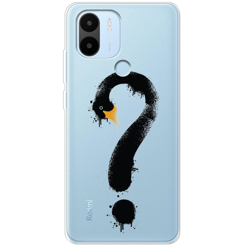 Прозрачный чехол BoxFace Xiaomi Redmi A1 Plus Swan question
