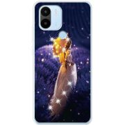 Чехол со стразами Xiaomi Redmi A1 Plus Girl with Umbrella