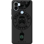 Черный чехол BoxFace Xiaomi Redmi A1 Plus Dark Coffee