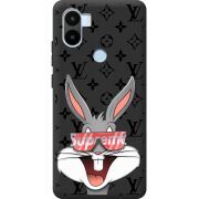 Черный чехол BoxFace Xiaomi Redmi A1 Plus looney bunny