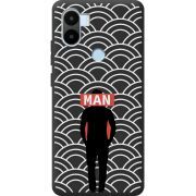 Черный чехол BoxFace Xiaomi Redmi A1 Plus Man Pattern