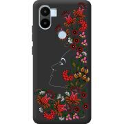 Черный чехол BoxFace Xiaomi Redmi A1 Plus 3D Ukrainian Muse