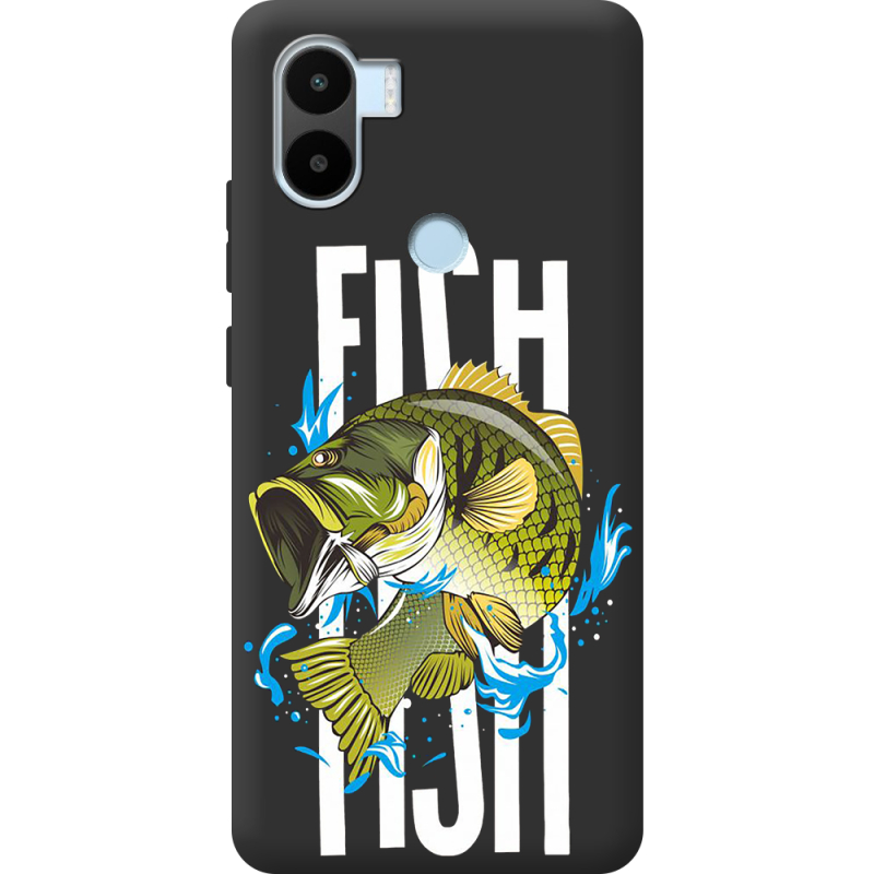 Черный чехол BoxFace Xiaomi Redmi A1 Plus Fish