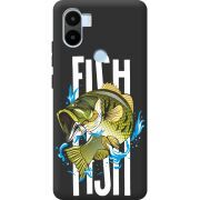 Черный чехол BoxFace Xiaomi Redmi A1 Plus Fish