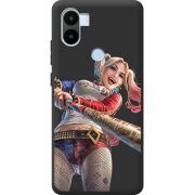 Черный чехол BoxFace Xiaomi Redmi A1 Plus Happy Harley Quinn