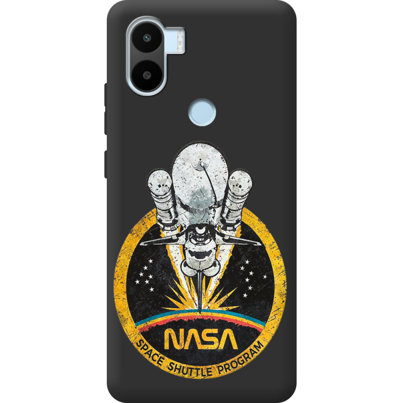 Черный чехол BoxFace Xiaomi Redmi A1 Plus NASA Spaceship