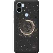 Черный чехол BoxFace Xiaomi Redmi A1 Plus Moon