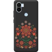 Черный чехол BoxFace Xiaomi Redmi A1 Plus Ukrainian Ornament