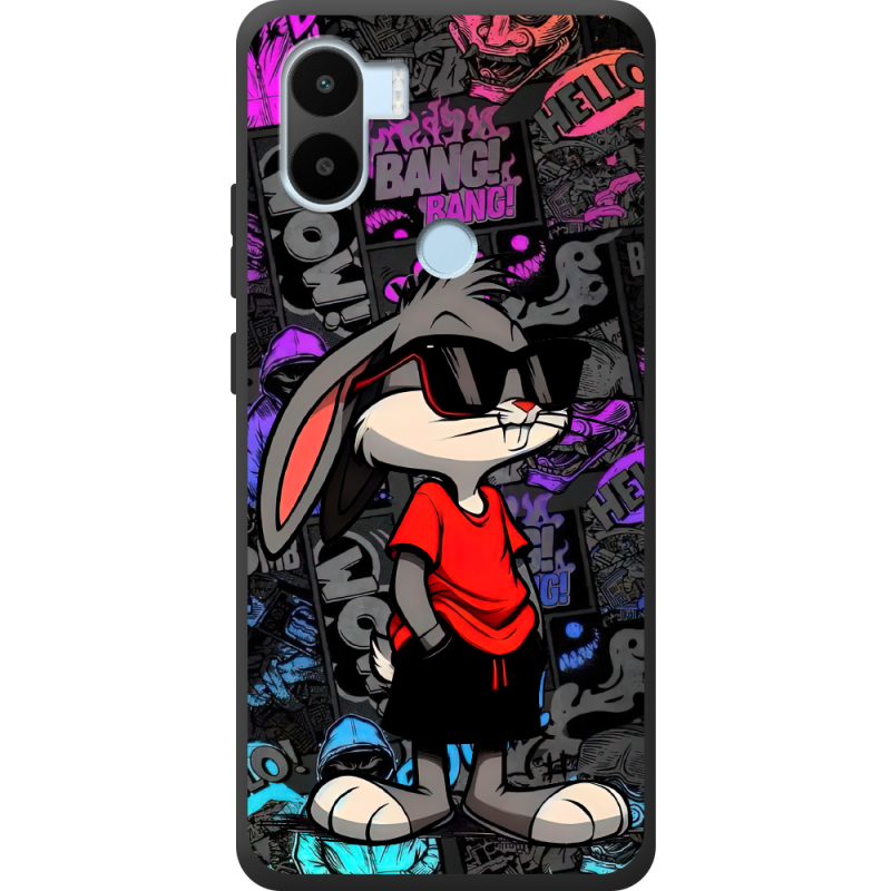 Черный чехол BoxFace Xiaomi Redmi A1 Plus Малий вухань