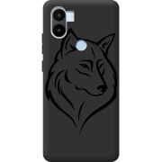 Черный чехол BoxFace Xiaomi Redmi A1 Plus Wolf