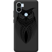 Черный чехол BoxFace Xiaomi Redmi A1 Plus Owl