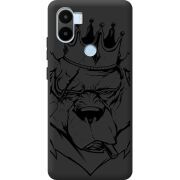 Черный чехол BoxFace Xiaomi Redmi A1 Plus Bear King