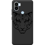 Черный чехол BoxFace Xiaomi Redmi A1 Plus Tiger