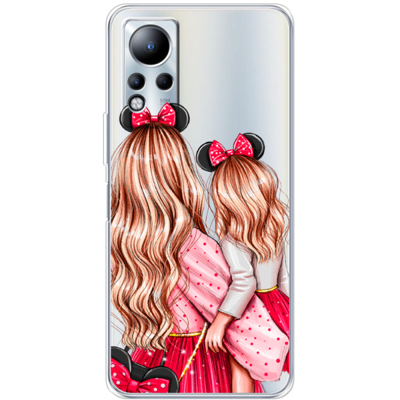 Прозрачный чехол BoxFace Infinix Note 12 Mouse Girls