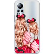 Прозрачный чехол BoxFace Infinix Note 12 Mouse Girls