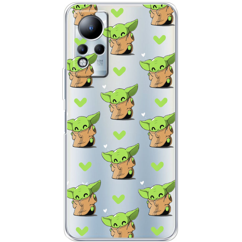 Прозрачный чехол BoxFace Infinix Note 12 Pattern Baby Yoda