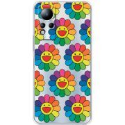 Прозрачный чехол BoxFace Infinix Note 12 Hippie Flowers