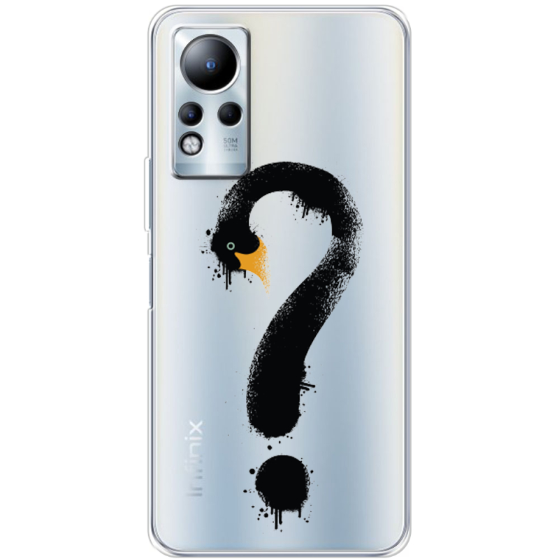 Прозрачный чехол BoxFace Infinix Note 12 Swan question