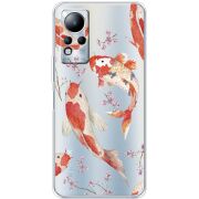 Прозрачный чехол BoxFace Infinix Note 12 Japanese Koi Fish